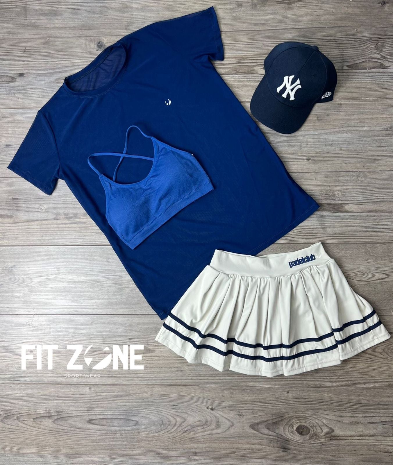 TOTAL LOOK TOP ENTRENO+MALLA+FALDA