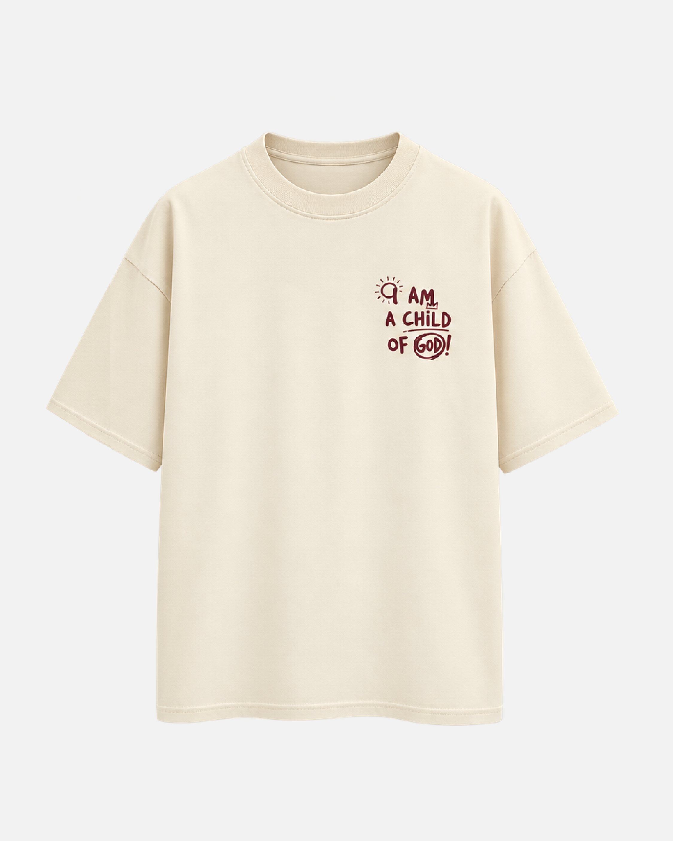 Over Tee I am a child