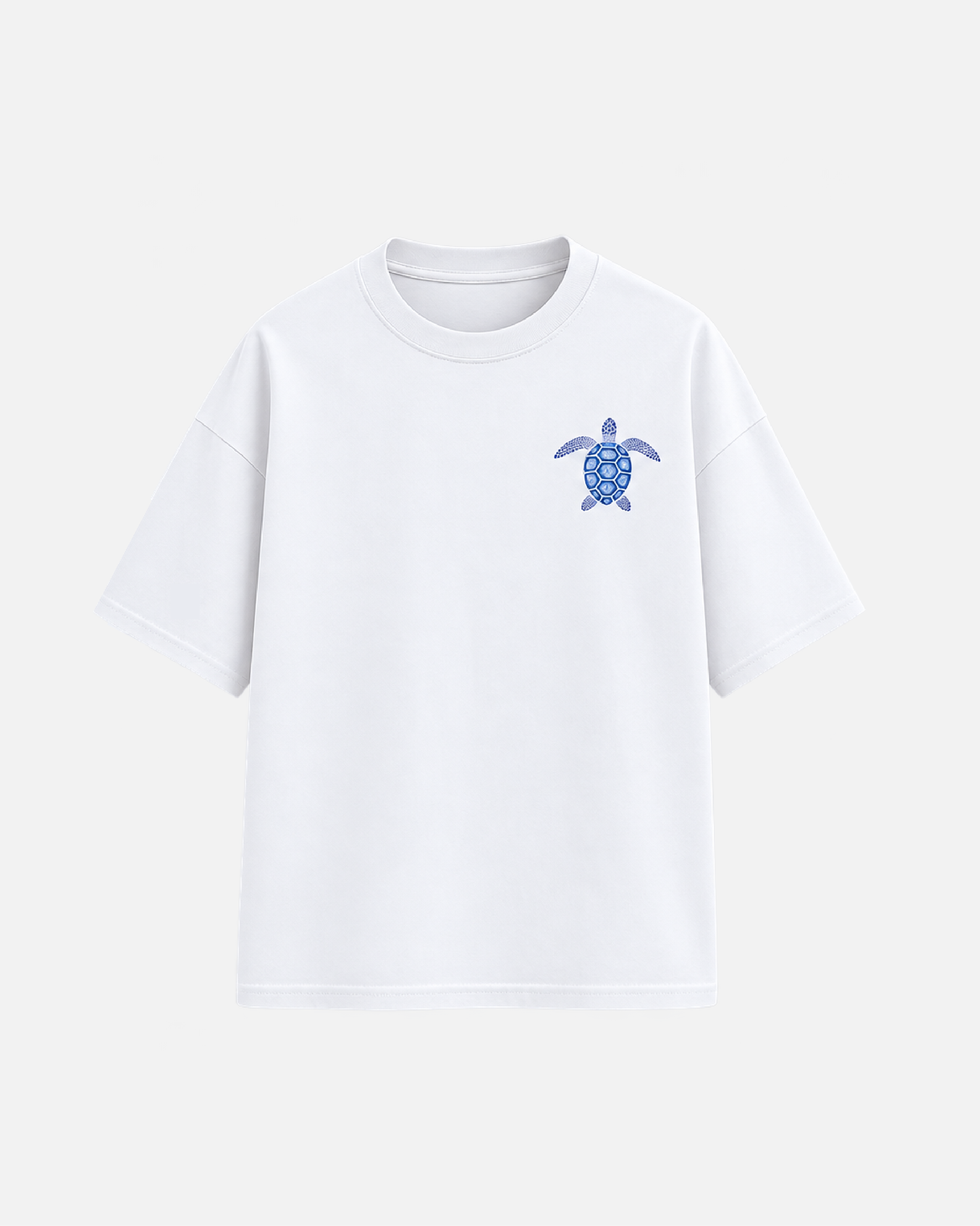 Over Tee Blue Turtle