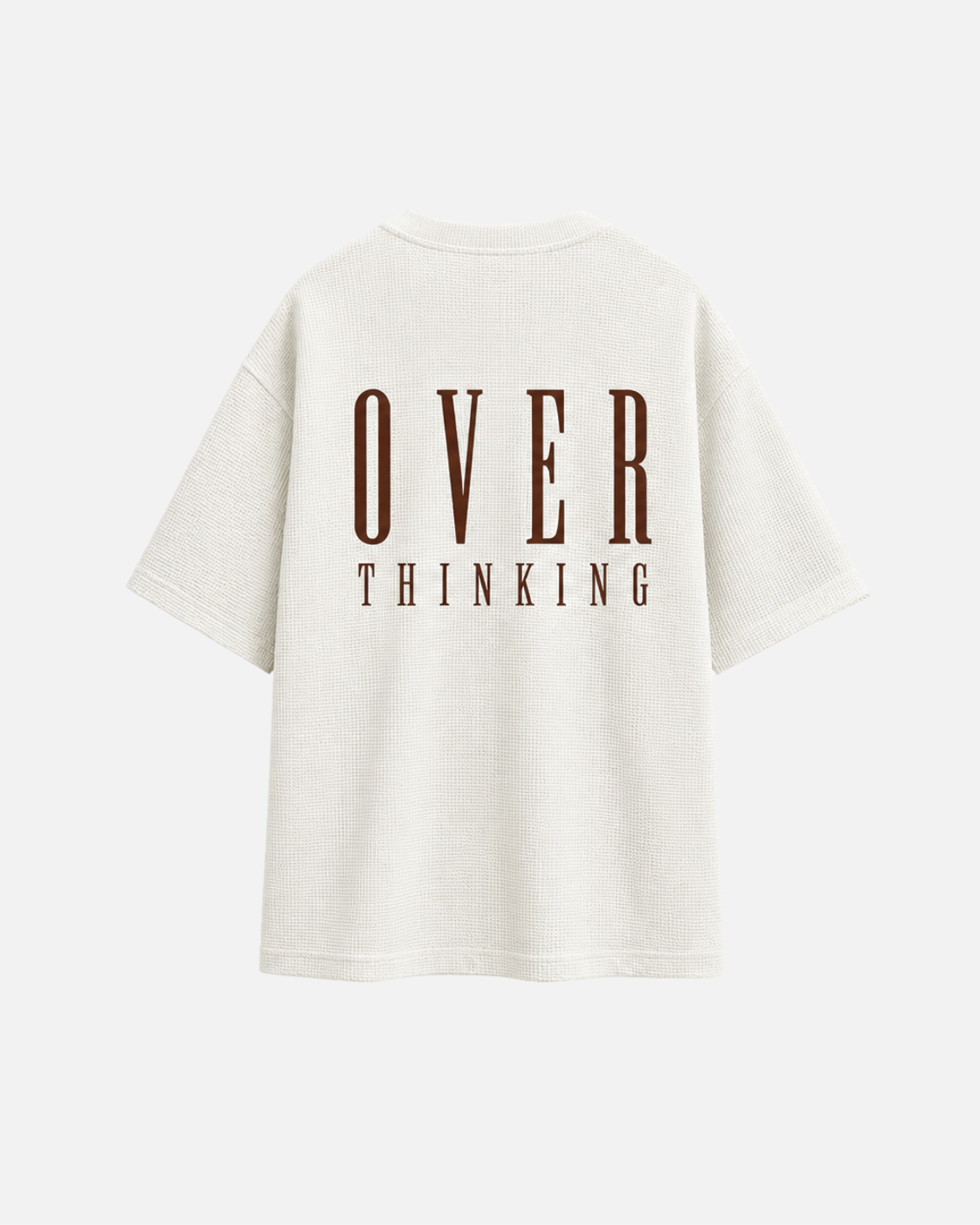 Mujer con camiseta oversize Galleta Over de Fit Zone, vista frontal