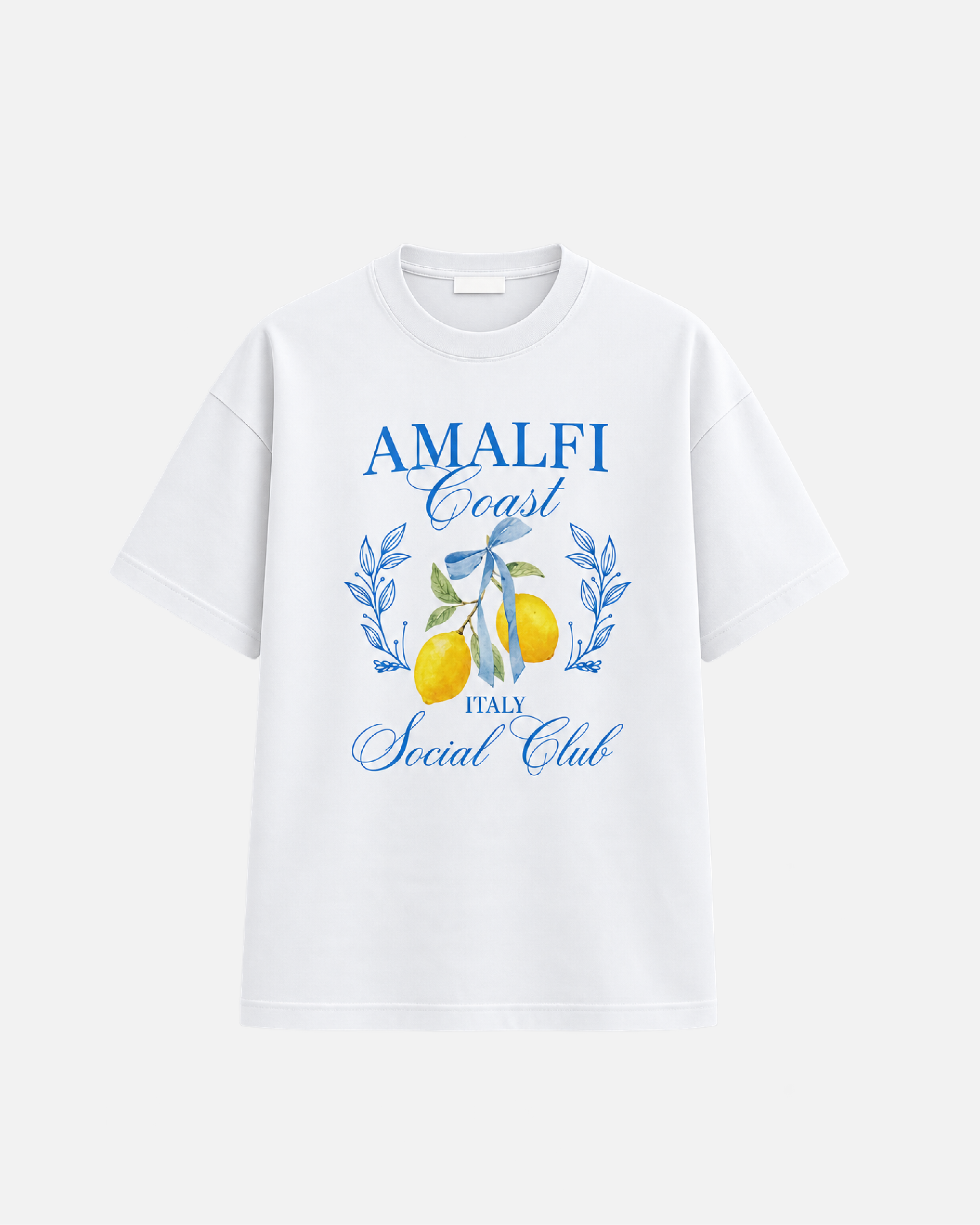 Mujer con camiseta oversize Amalfi de Fit Zone, vista frontal