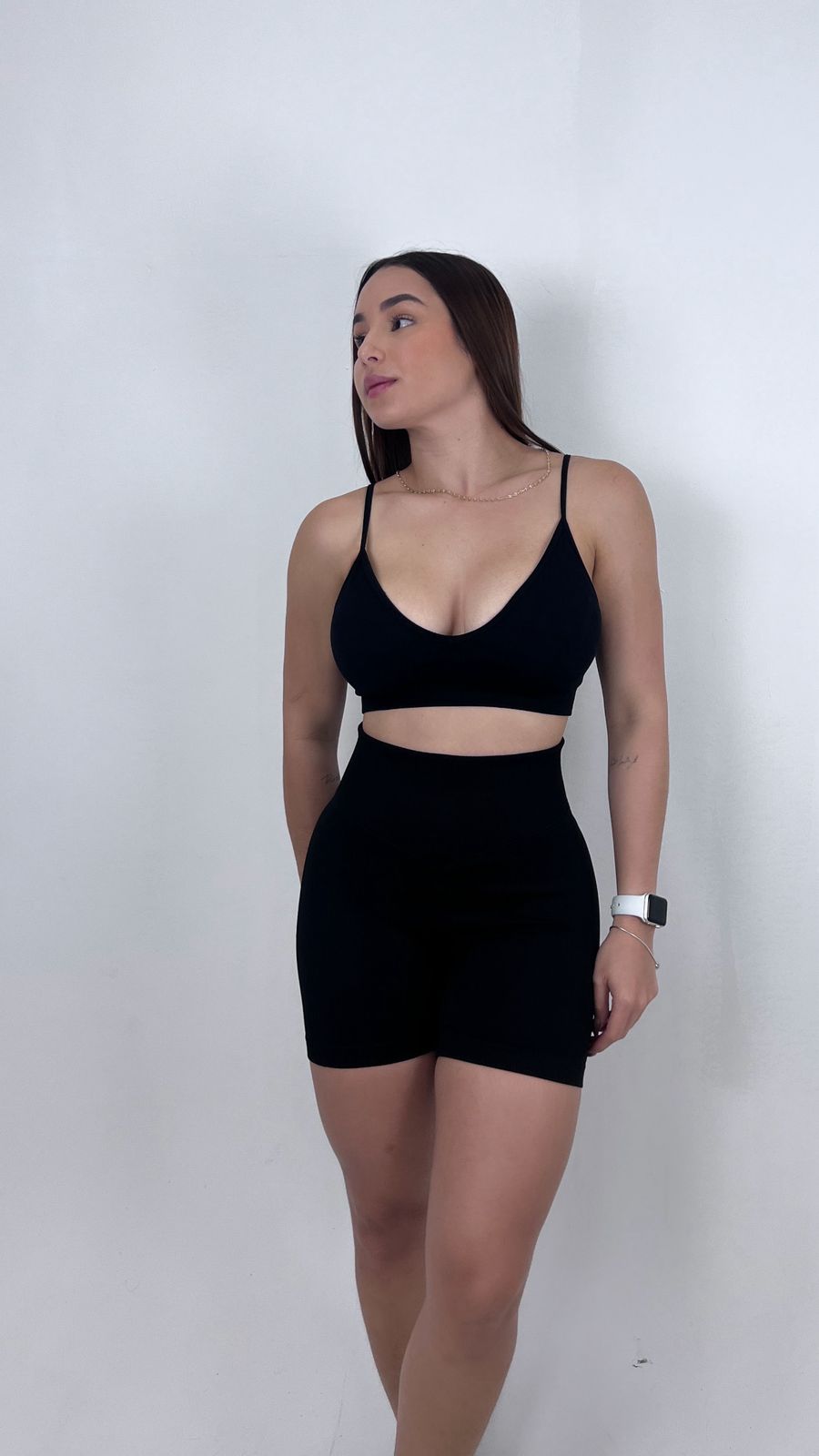 Shorts acanalados